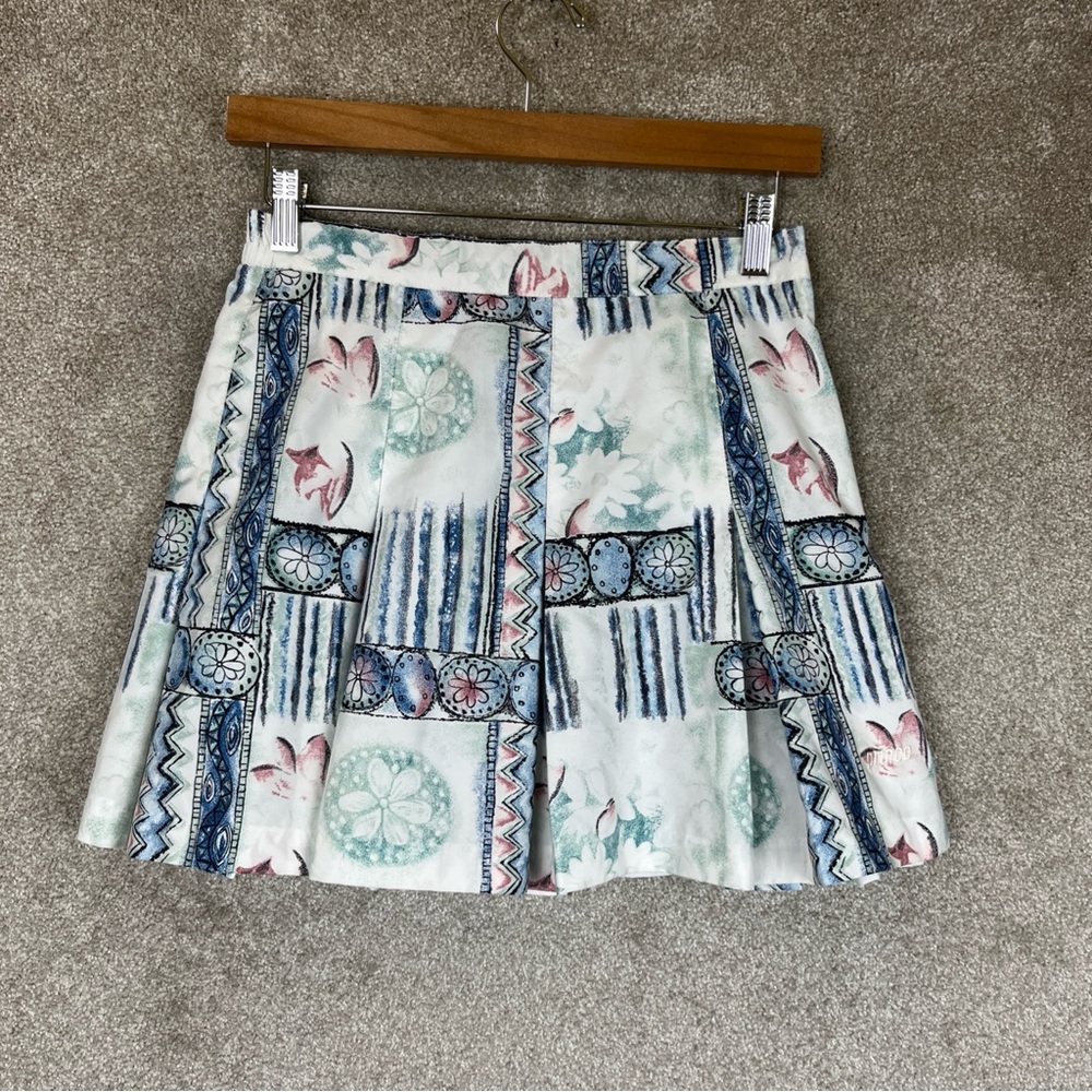 Prince Sportswear Vintage Skirt Womens 8 Pleated Side Button Lightweight- 2316*